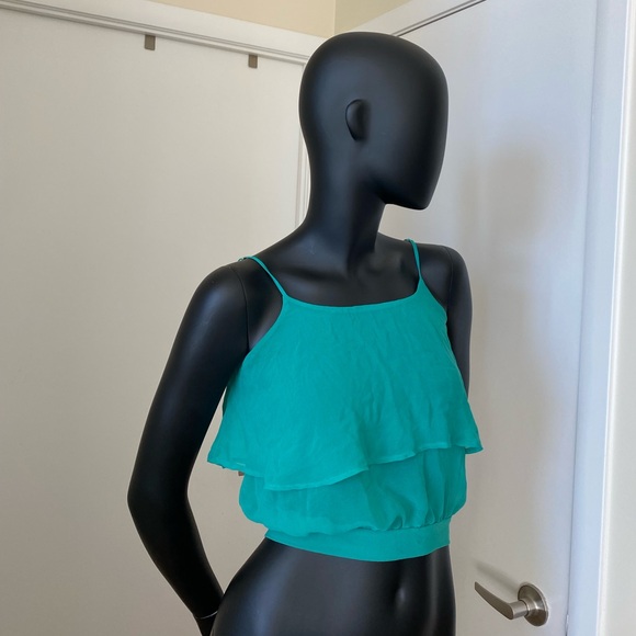 Sheer Turquoise Beach Cover-Up - Picture 4 of 6